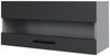 Küchenklapphängeschrank BONN 80x36cm Glas Farbe: schwarz matt / grau (BO-W4BS/80/LAM) Bild 5