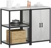 vidaXL Aufbewahrungsset für die Küche HATTEM 2 pcs Silber 3392692 Bild 3
