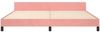 vidaXL Bettgestell mit Kopfteil ohne Matratze Rosa 200x200 cm Samt 347596 Bild 5