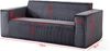 2-Sitzer Sofa H 70 x T 178 x B 86 cm aus Cord in Grau mit tiefer Sitzfläche Bild 5