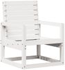 vidaXL 3-tlg. Garten-Lounge-Set Weiß Massivholz Kiefer 832553 Bild 4