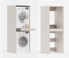 Platan Room Waschmaschinenumbauschrank Waschmaschinenschrank für Waschmaschine & Wäschetrockner Waschmaschine Trockner Schrank mit Ausziehbrett Überbauschrank Bild 2
