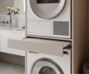 Platan Room Waschmaschinenumbauschrank Waschmaschinenschrank für Waschmaschine & Wäschetrockner Waschmaschine Trockner Schrank mit Ausziehbrett Überbauschrank Bild 3