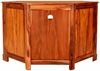 Eck-Fernsehtisch 110x70x50 aus indischem Sheesham-Massivholz Bild 5