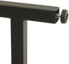 Schreibtisch mit Regal HWC-K81, Laptoptisch Bürotisch Arbeitstisch, 100x60cm Metall MDF ~ grau-braun Bild 5