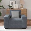 vidaXL Sessel Dunkelgrau 100x77x82 cm Samt 4105248 Bild 3