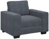 vidaXL Sessel Dunkelgrau 100x77x82 cm Samt 4105248 Bild 2