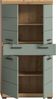 INOSIGN Midischrank Siena, Breite 74cm, 4 Türen, 1 Schubkasten, 4 Fächer, MDF-Front in verschiedenen Farben erhältlich, Badmöbel, Badschrank, Schrank, Bad Bild 4