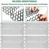 2er Pack Dornengitter 50cm als Marderabwehr, Katzenschutz - Tier-Barriere - Übersteigschutz für Balkon oder Zaun - individuell anpassbar Bild 4