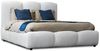 Polsterbett Doppelbett GRACIA 180x200cm Komplettset in Stoff Tender Way Altweiß Bild 2