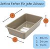 2er Set Katzenklo Katzentoilette offen Kitten ohne Deckel Katzen Schalentoilette Klo Toilette Zubehör Doppelpack Sparpaket Katzentoiletten Bild 2