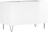 vidaXL Plattenschrank Hochglanz-Weiß 74,5x38x48 cm Holzwerkstoff 831726 Bild 2