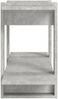 vidaXL Bücherregal Betongrau 100x30x51 cm Holzwerkstoff 811560 Bild 4