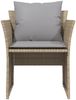 vidaXL Gartenstuhl mit Fußhocker Beige Poly Rattan 368619 Bild 5