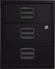 mobiler Beistellschrank PFA, 3 Universalschubladen, Farbe schwarz Bild 3