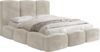 WFL GROUP Polsterbett Harmony mit Bettkasten und Lattenrost, Bettgestell, ohne Matratze (erhältlich in 5 Größen 120x200, 140x200, 160x200, 180x200, 200x200 cm), Doppelbett mit hohem Kopfteil, Boucle oder Samt Stoff, Made in EU Bild 5
