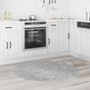 vidaXL Anti-Rutsch Shaggy Teppich Grau 120 x 120 cm PP 4019781 Bild 3