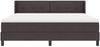 vidaXL Boxspringbett mit Kopfteil Dunkelbraun 200 x 180 cm Stoff 3341121 Bild 2