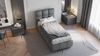 PANDA MÖBEL GmbH Polsterbett BLISS Luxus-Bett mit Lattenrost Wahl Bonell,Taschen und Kokosmatratze, Ein Luxusbett in jeder Größe 120x200cm 100x200 cm 90x200cm Bild 3