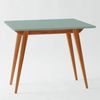Ragaba Tischkonsole, MDF & Massives Eschenholz Eichenbeize, 90 x 45 x 76 cm, Salbei Grün Bild 2