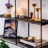 Wandregal, 'CM-011-SRK', 60 x 15 x 60, Schwarz, Nussbaum Bild 2