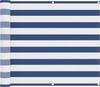 vidaXL Balkonsichtschutz Blau und Weiß 100 x 800 cm Oxford-Stoff 42030645 Bild 2