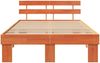 vidaXL Bettrahmen Wachsbraun 120 x 200 cm Massives Kiefernholz 872445 Bild 5