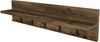 Wandgarderobe Hammarö 80x11x18cm Eichenoptik, antik [en. casa] Bild 3