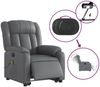 vidaXL Massagesessel mit Aufstehhilfe Elektrisch Grau Kunstleder 3205288 Bild 5