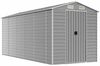 vidaXL Gartenhaus Hellgrau 191 x 470 x 198 cm Verzinkter Stahl 3188246 Bild 2