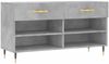 vidaXL Schuhbank Betongrau 102x35x55 cm Holzwerkstoff 829720 Bild 2