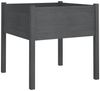 vidaXL Pflanzkübel 2 Stk. Grau 70x70x70 cm Massivholz Kiefer 810814 Bild 4