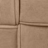 CLP Sitzhocker Forinta, hochwertiger Cordstoff, moderner Stil, bequem und elegant,taupe Bild 3