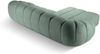 Micadoni Ecksofa Diana 4-Sitzer Links Strukturierter Samtstoff Minze Bild 3