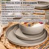 SÄNGER Kombiservice Kairo Clay- 30 teilig aus Steingut Bild 2