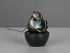 Kleiner LED Zimmerbrunnen LUMA mit Leuchtkugel & RGB Farbwechsel, Höhe 19cm Bild 3