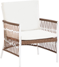 Beliani 'LEVICO' Bistro Set, Metall Weiß Bild 4