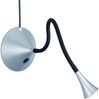 'Viper' flexible 2in1 LED Tischlampe & Wandlampe, schwarz/silber Bild 4