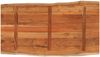 vidaXL Tischplatte 120x60x2,5cm Rechteckig Massivholz Akazie Baumkante 370624 Bild 5