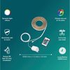 Philips LED Stripe LED Lightstrip, RGB, IP20, inkl. Fernbedienung, mit Fernbedienung, farbfähig Bild 2