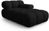Micadoni Recamiere Bellis Rechts 3D-Stoff Sonic Schwarz Bild 2