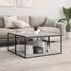 vidaXL Wandregale 4 Stk. Grau Sonoma 80x40x1,5 cm Holzwerkstoff 838275 Bild 2