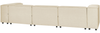 3-Sitzer Ecksofa 'APRIC', Beige, Leinen, mit Ottomane, Rechts Bild 5