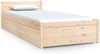 Bett mit Schubladen 75x190 cm 2FT6 Small Single, Natur Bild 2