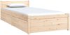 Bett mit Schubladen 75x190 cm 2FT6 Small Single, Natur Bild 3