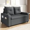 MODFU Schlafsofa Flexibler Tisch mit verstellbarer Größe, Ideal für platzoptimierte Nutzung in Wohn- oder Schlafbereich 1 Teile, Mit USB-Anschluss, Maße: 131x81x94 cm, modernes Design Bild 2