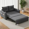 MODFU Schlafsofa Flexibler Tisch mit verstellbarer Größe, Ideal für platzoptimierte Nutzung in Wohn- oder Schlafbereich 1 Teile, Mit USB-Anschluss, Maße: 131x81x94 cm, modernes Design Bild 5
