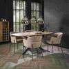 Armlehnstuhl Cleruve 2er-Set, Boucle-Stoff, modern, Sand, gepolstert und bequem Bild 4