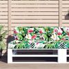 vidaXL Palettenkissen Mehrfarbig 120x40x12 cm Stoff 360640 Bild 2