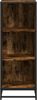 vidaXL Bücherregal Räuchereiche 40x35x107,5 cm Holzwerkstoff 849111 Bild 4